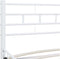 vidaXL - Bedframe - metaal - wit - 140x200 - cm