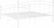 vidaXL - Bedframe - metaal - wit - 140x200 - cm