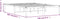 vidaXL - Bedframe - metaal - wit - 140x200 - cm