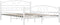 vidaXL - Bedframe - metaal - wit - 140x200 - cm