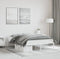 vidaXL - Bedframe - metaal - wit - 140x200 - cm