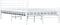 vidaXL - Bedframe - metaal - wit - 140x200 - cm