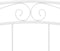vidaXL - Bedframe - metaal - wit - 140x200 - cm