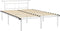 vidaXL - Bedframe - metaal - wit - 140x200 - cm