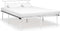 vidaXL - Bedframe - metaal - wit - 160x200 - cm