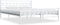vidaXL - Bedframe - metaal - wit - 160x200 - cm