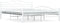 vidaXL - Bedframe - metaal - wit - 160x200 - cm