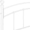 vidaXL - Bedframe - metaal - wit - 160x200 - cm