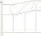 vidaXL - Bedframe - metaal - wit - 160x200 - cm
