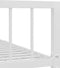 vidaXL - Bedframe - metaal - wit - 160x200 - cm