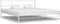 vidaXL - Bedframe - metaal - wit - 180x200 - cm