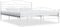 vidaXL - Bedframe - metaal - wit - 180x200 - cm