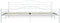 vidaXL - Bedframe - metaal - wit - 180x200 - cm