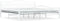 vidaXL - Bedframe - metaal - wit - 180x200 - cm
