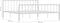 vidaXL - Bedframe - metaal - wit - 180x200 - cm
