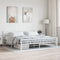 vidaXL - Bedframe - metaal - wit - 180x200 - cm
