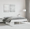 vidaXL - Bedframe - metaal - wit - 180x200 - cm