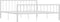 vidaXL - Bedframe - metaal - wit - 180x200 - cm