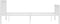 vidaXL - Bedframe - metaal - wit - 180x200 - cm