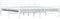 vidaXL - Bedframe - metaal - wit - 180x200 - cm