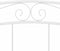 vidaXL - Bedframe - metaal - wit - 180x200 - cm