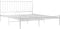 vidaXL - Bedframe - metaal - wit - 180x200 - cm