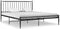 vidaXL - Bedframe - metaal - wit - 180x200 - cm