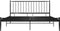 vidaXL - Bedframe - metaal - wit - 180x200 - cm
