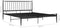vidaXL - Bedframe - metaal - wit - 180x200 - cm