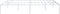 vidaXL - Bedframe - metaal - wit - 183x213 - cm