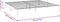 vidaXL - Bedframe - metaal - wit - 183x213 - cm