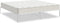 vidaXL - Bedframe - metaal - wit - 183x213 - cm