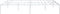 vidaXL - Bedframe - metaal - wit - 193x203 - cm