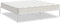 vidaXL - Bedframe - metaal - wit - 193x203 - cm