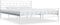 vidaXL - Bedframe - metaal - wit - 200x200 - cm