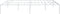 vidaXL - Bedframe - metaal - wit - 200x200 - cm