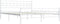 vidaXL - Bedframe - metaal - wit - 200x200 - cm