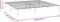 vidaXL - Bedframe - metaal - wit - 200x200 - cm