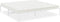 vidaXL - Bedframe - metaal - wit - 200x200 - cm