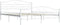 vidaXL - Bedframe - metaal - wit - 200x200 - cm