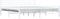 vidaXL - Bedframe - metaal - wit - 200x200 - cm