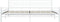 vidaXL - Bedframe - metaal - wit - 200x200 - cm