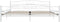 vidaXL - Bedframe - metaal - wit - 200x200 - cm
