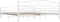 vidaXL - Bedframe - metaal - wit - 200x200 - cm