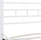 vidaXL - Bedframe - metaal - wit - 200x200 - cm