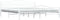 vidaXL - Bedframe - metaal - wit - 200x200 - cm