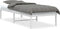 vidaXL - Bedframe - metaal - wit - 80x200 - cm