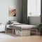 vidaXL - Bedframe - metaal - wit - 90x190 - cm