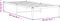 vidaXL - Bedframe - metaal - wit - 90x200 - cm