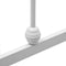 vidaXL - Bedframe - metaal - wit - 90x200 - cm